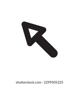 Computer arrow icon. Cursor flat sign design. Cursor vector icon. Click icon. Pointer symbol pictogram. UX UI icon