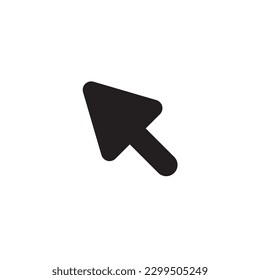 Computer arrow icon. Cursor flat sign design. Cursor vector icon. Click icon. Pointer symbol pictogram. UX UI icon