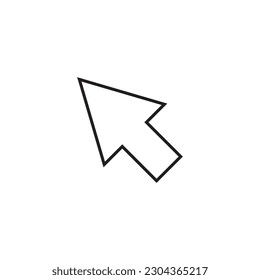 Computer arrow icon. Cursor flat sign design. Cursor vector icon. Click icon. Pointer symbol pictogram. UX UI icon