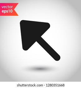 Computer arrow icon. Cursor vector sign. Cursor icon. EPS 10 flat symbol