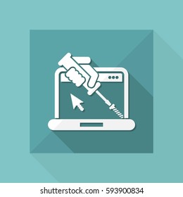 Computer assistance icon