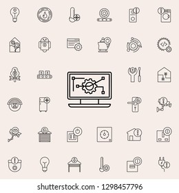 computer automation icon. Automation icons universal set for web and mobile