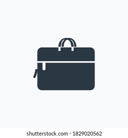 Computer bag icon isolated on clean background. Computer bag icon concept drawing icon in modern style. Vector illustration for your web mobile logo app UI design.