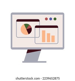 icono de diagramas de rendimiento de rendimiento aislado
