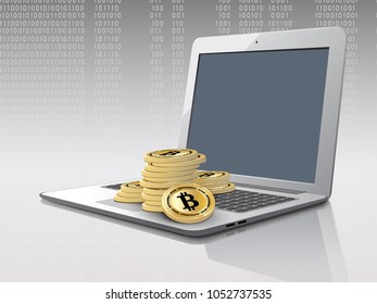 Computer with bitcoin stacks