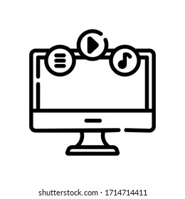 Computer black icon vector illustration,laptop,web