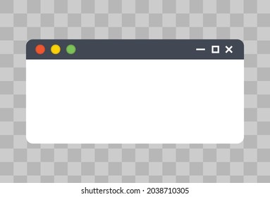 Computer blank window frame template for advertisement, user interface, mock up.