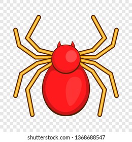 Computer bug icon in cartoon style isolated on background for any web design 