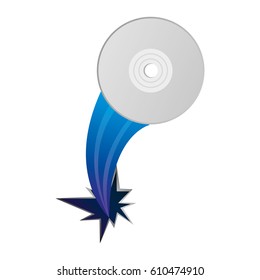 computer camera with hole icon, vector illustraction design