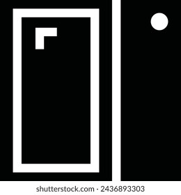 Computer case icon from a side view