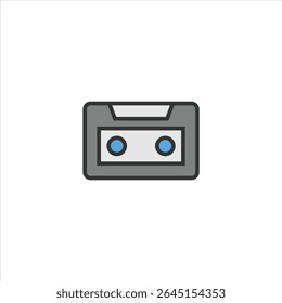 Computer cassette icon is perfect for your computer themed designs