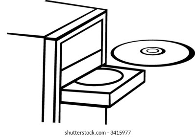 computer cd-rom or dvd-rom