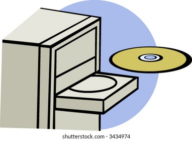 computer cd-rom or dvd-rom