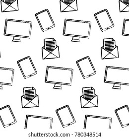 computer cellphone message envelope technology and communication