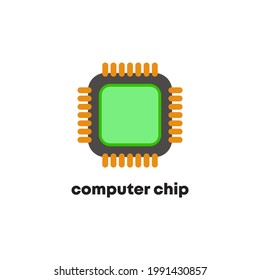Illustrationsvorlage für Computerchip-Symbole