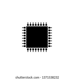 Computer Chip icon vector illustration