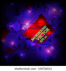 Computer circuit board, abstract background, eps10