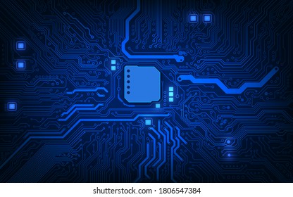 Computer circuit board. Abstract technological background.