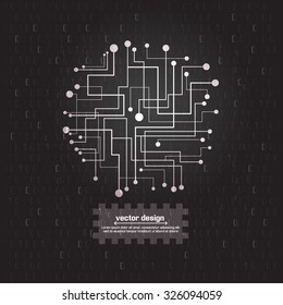 Computer circuit board pattern