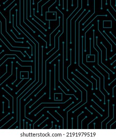 Computer circuit board seamless pattern