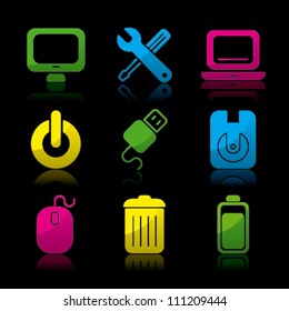Computer color icons