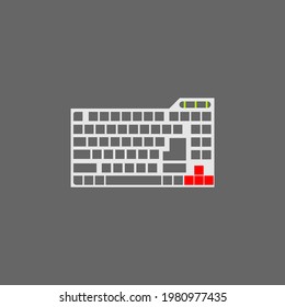 Computer component keyboard logo free royalty