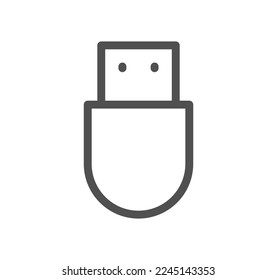 Computer and component related icon outline and linear vector.