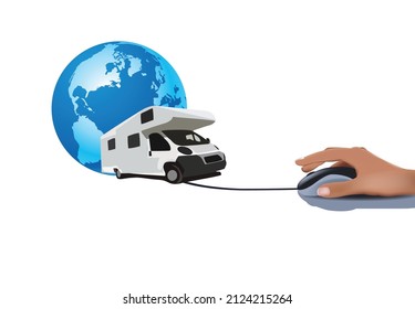 computer connection search holiday trips