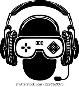 un auricular para ordenador y consola con gafas VR