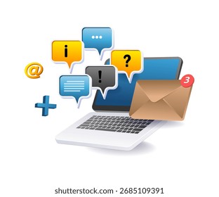 Conversas de computador Comunicação digital e interação online