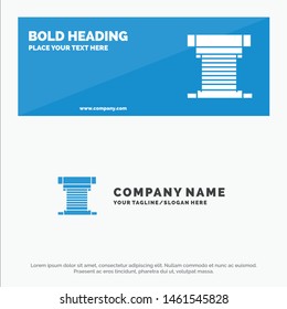 Computer, Cooler, Cooling, Cpu, Fan SOlid Icon Website Banner and Business Logo Template. Vector Icon Template background