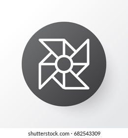 Computer Cooler Icon Symbol. Premium Quality Isolated Laptop Ventilator Element In Trendy Style.
