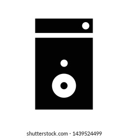 Computer cpu case icon vector