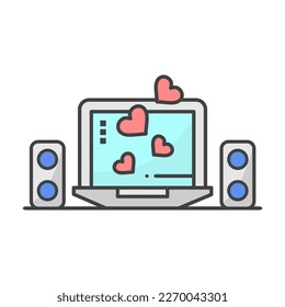 computer cute sticker for label decoration 