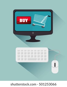 computer cyber monday bying cart
