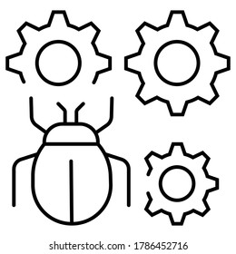 Computer, data and cloud computing icon
