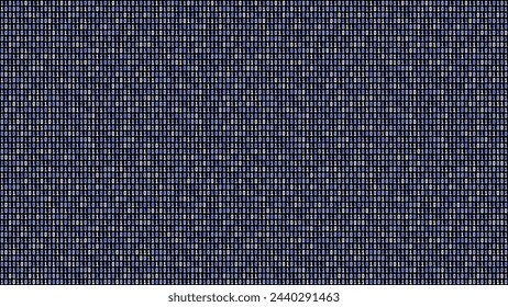 Patrón de datos de computadora. Fondo de vector sin fisuras de código binario. Cero una textura binaria azul.