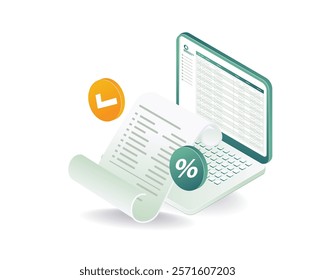Computer data report analysis management