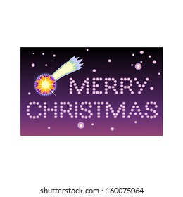 computer design, cartoon, vector, illustration of Title Merry Christmas 