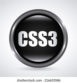 computer design over gray background vector illustration