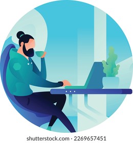 Computer Design UI Flat Icon Vector EPS