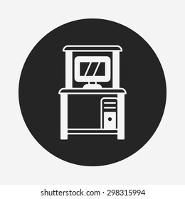 computer desk icon