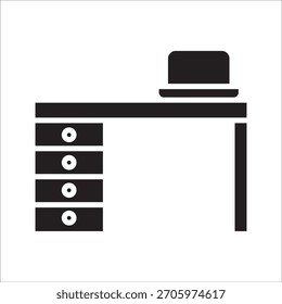 Icono de escritorio de la computadora, con un fondo blanco.