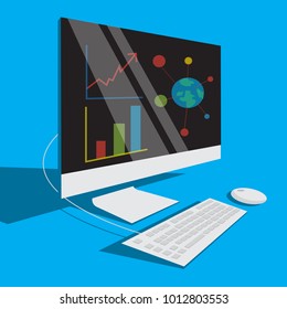 Computer desk, workplace