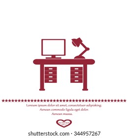 Computer desk, workplace
