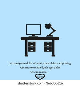 Computer desk, workplace