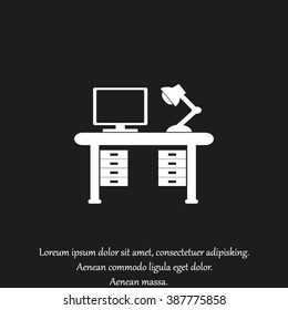Computer desk, workplace