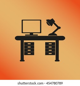 Computer desk, workplace