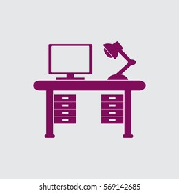 Computer desk, workplace