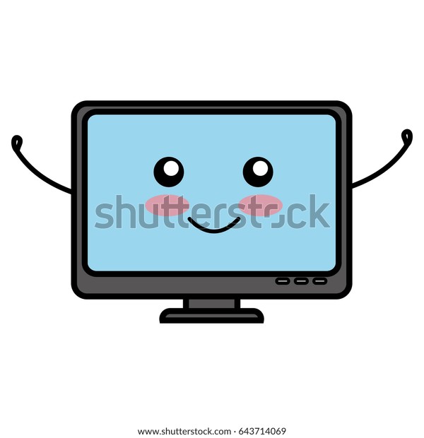 Computer Desktop Comic Character เวกเตอร สต อก ปลอดค าล ขส ทธ